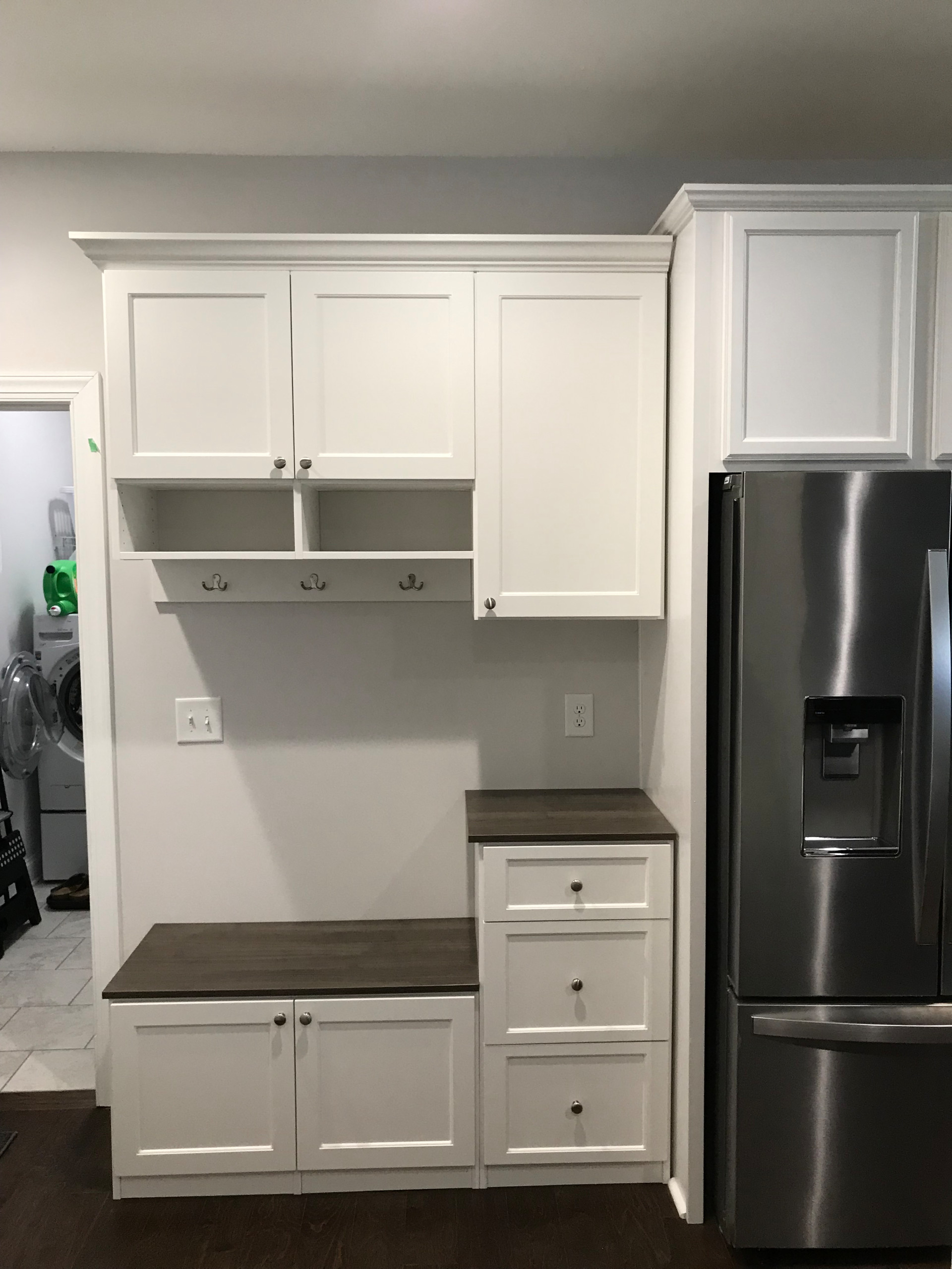 Kitchen Mudroom/Entryway Storage