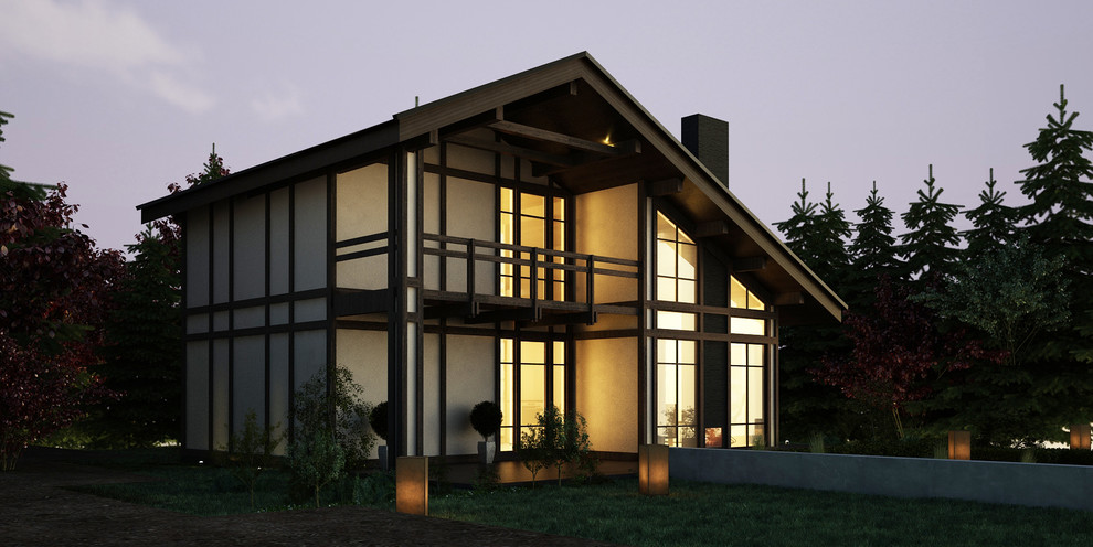 Экстерьер дома в стиле фахверк