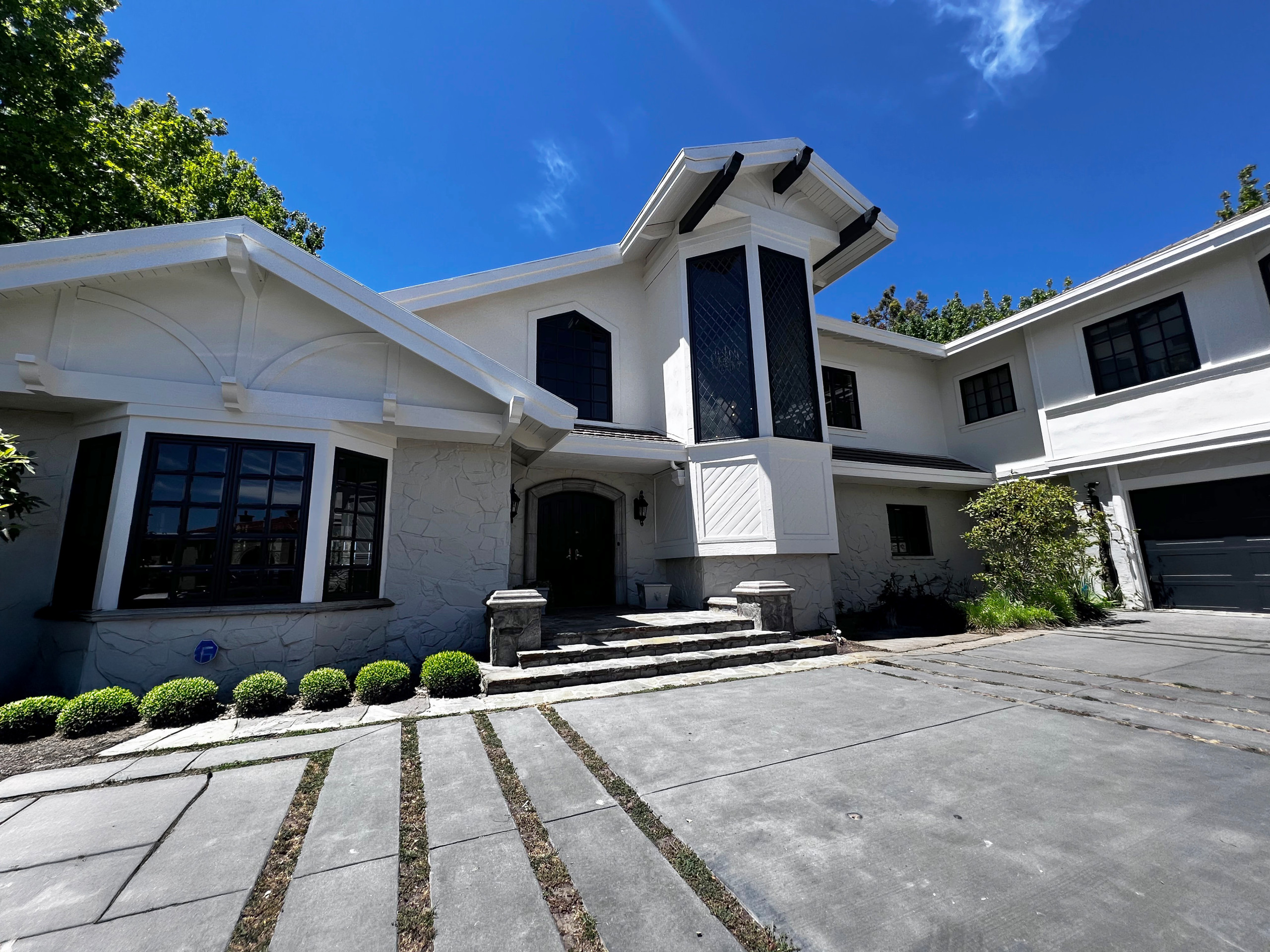 Beverly Hills Crest | Modern Exterior Luxury Tudor Home