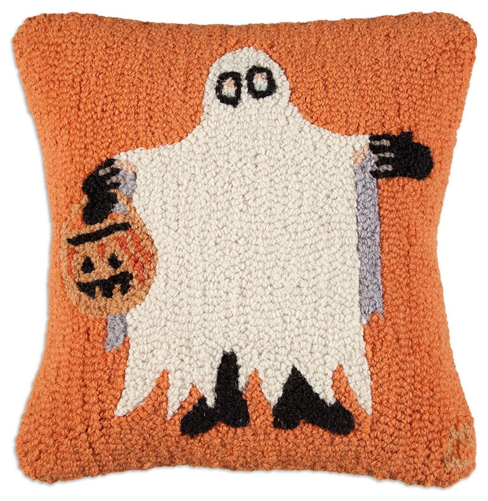 Trick or Treat Ghost Pillow
