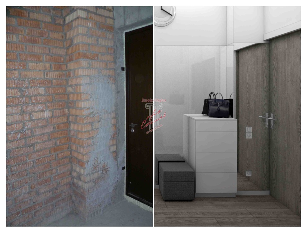 Москва. Отрадное. Дизайн-проект. До и после.