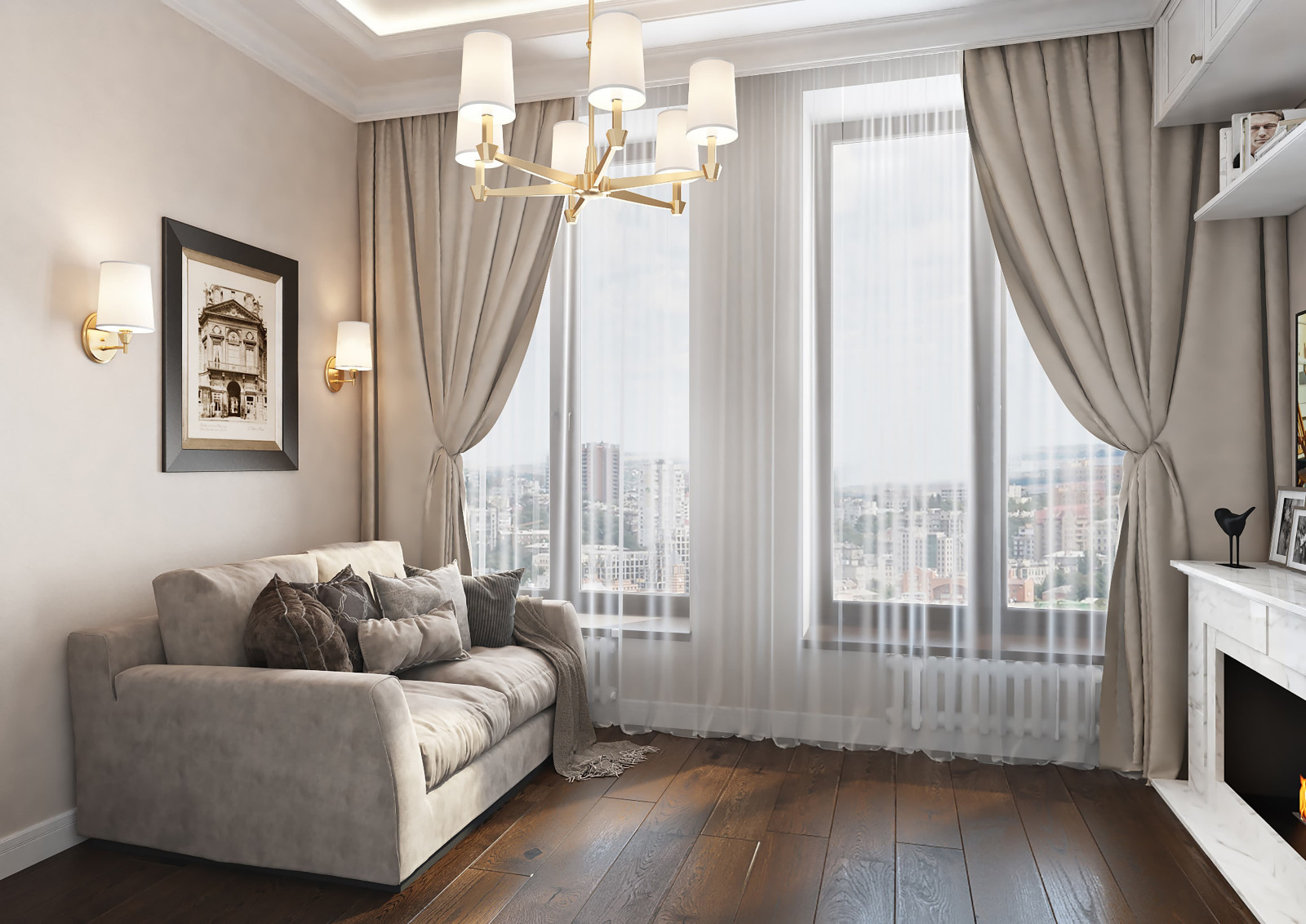 Дизайн и ремонт квартиры в ЖК «Вандер Парк» — Назад в будущее