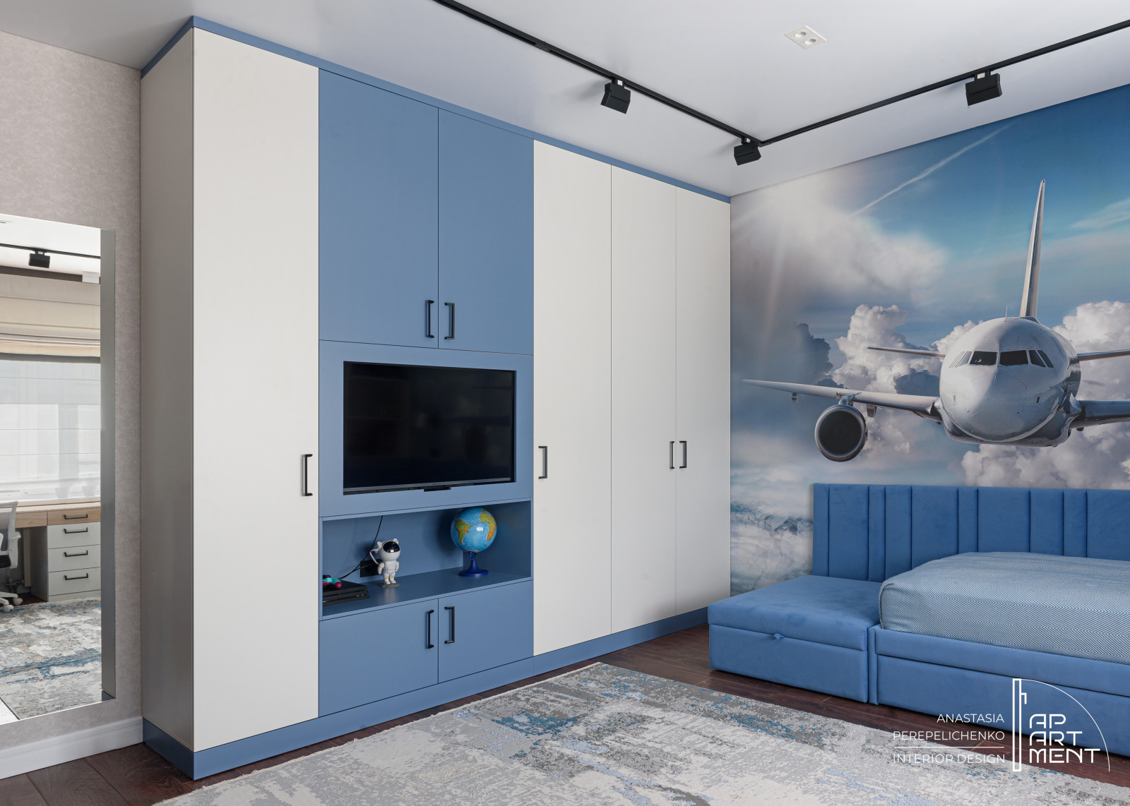 Дизайн детской 24.3 м2 для двух братьев