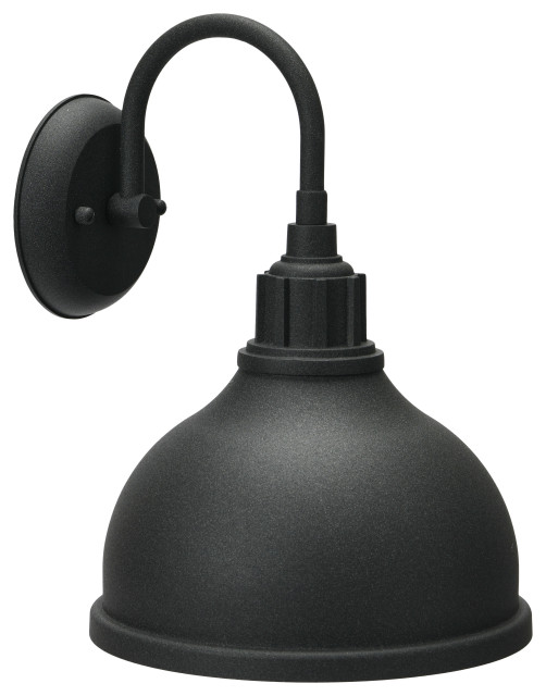 Robert Stevenson Lighting Lon Metal Outdoor Light, Shade, Distressed Zinc Industrial