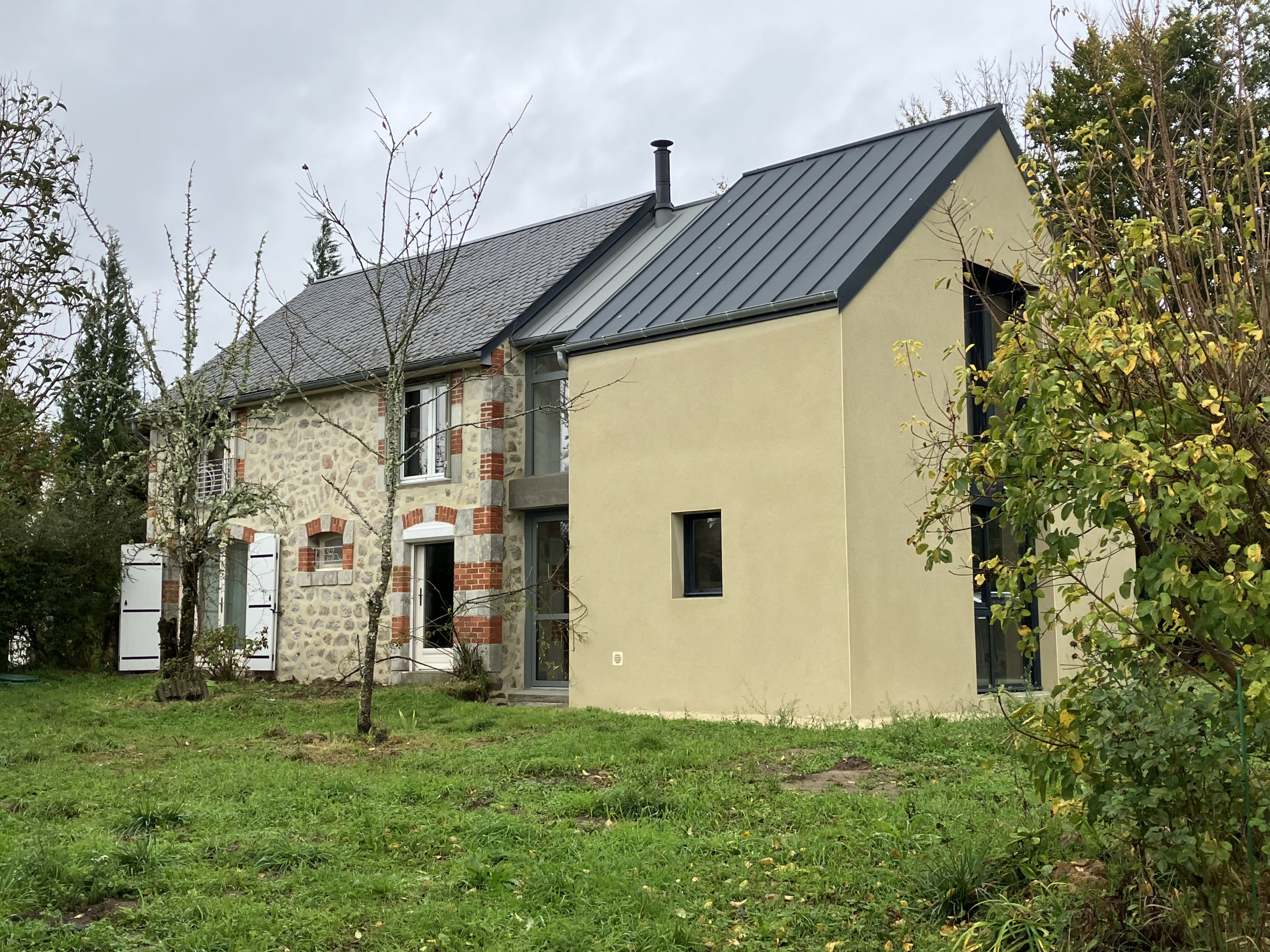 EXTENSION MAISON à CHAMPAGNAC (Le bourg)