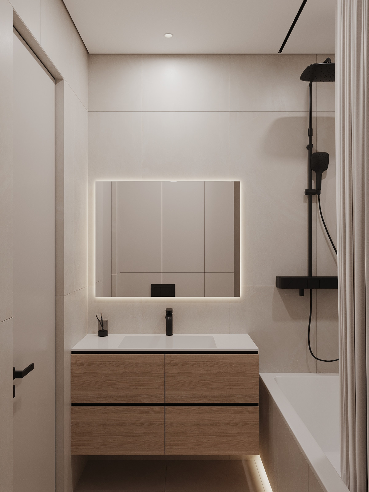 ЖК «Павелецкая Сити» — современный минимализм в нейтральных оттенках