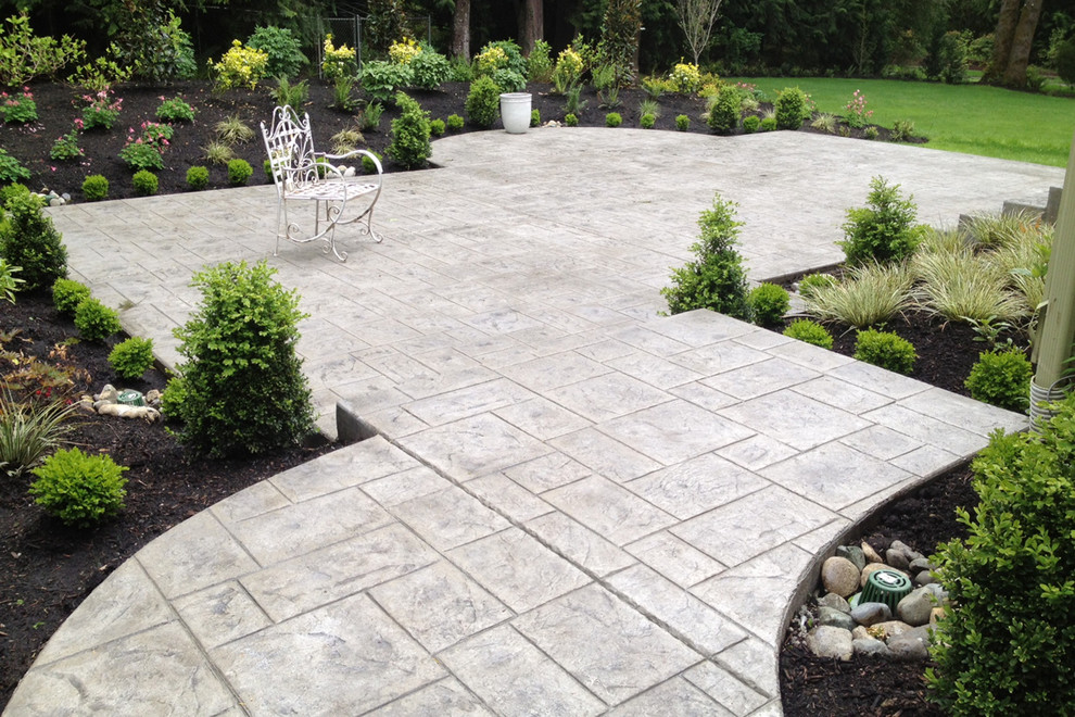 Formal Backyard Garden - Traditional - Landscape - Seattle - by