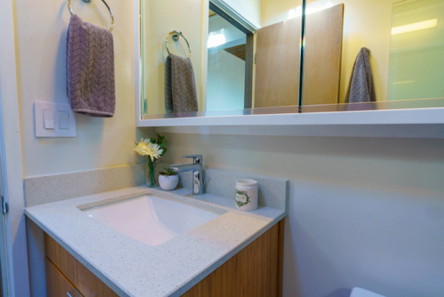 El Cerrito Hills Mid Centaurus Modern Master Bathroom