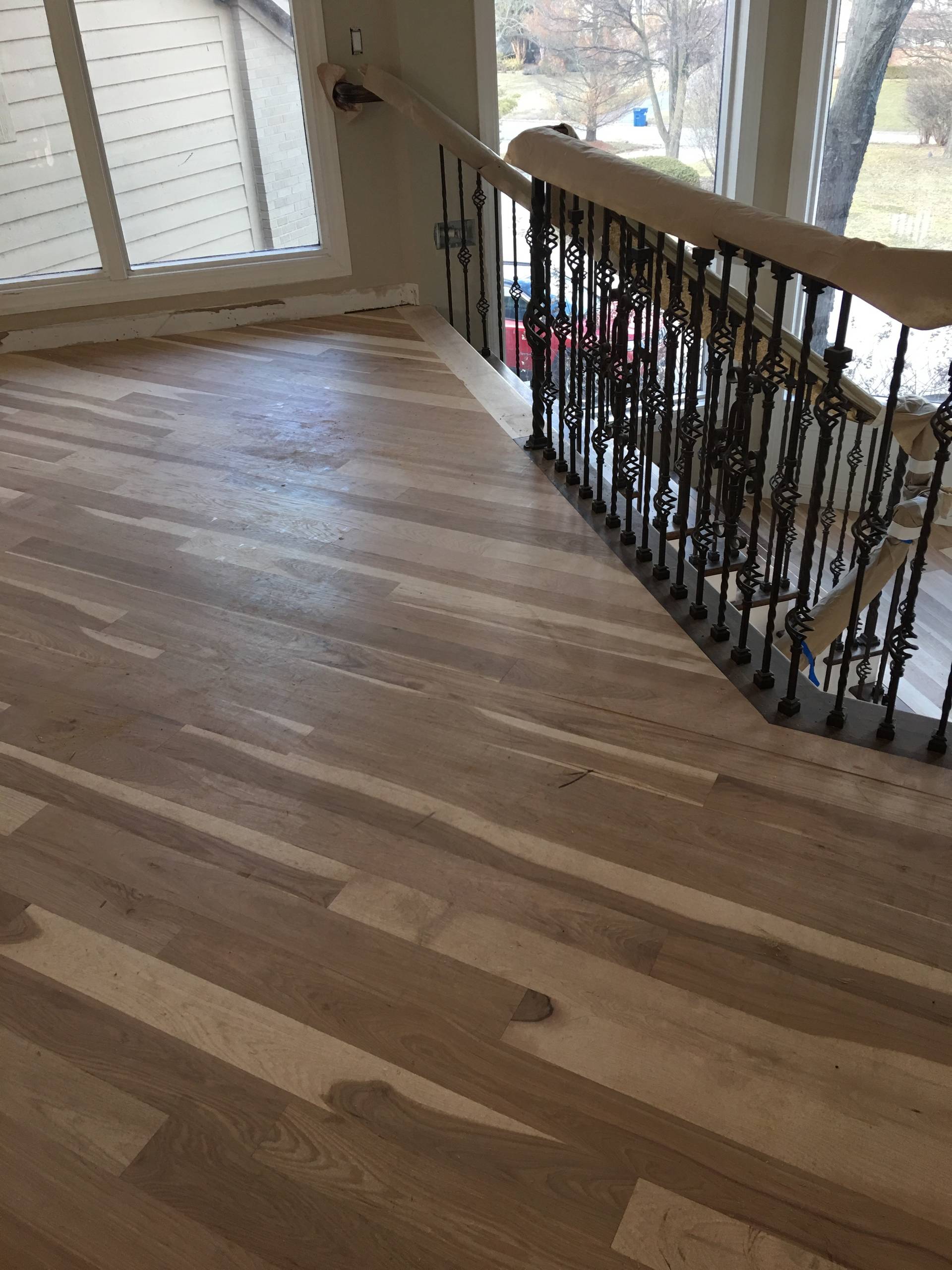 Oxbow Lake Hardwood Flooring and Windows