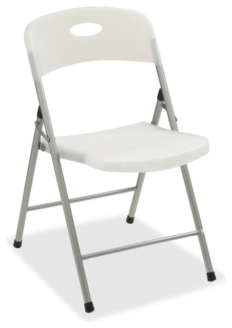 Lorell Translucent Folding Chairs Set Of 4 Contemporary