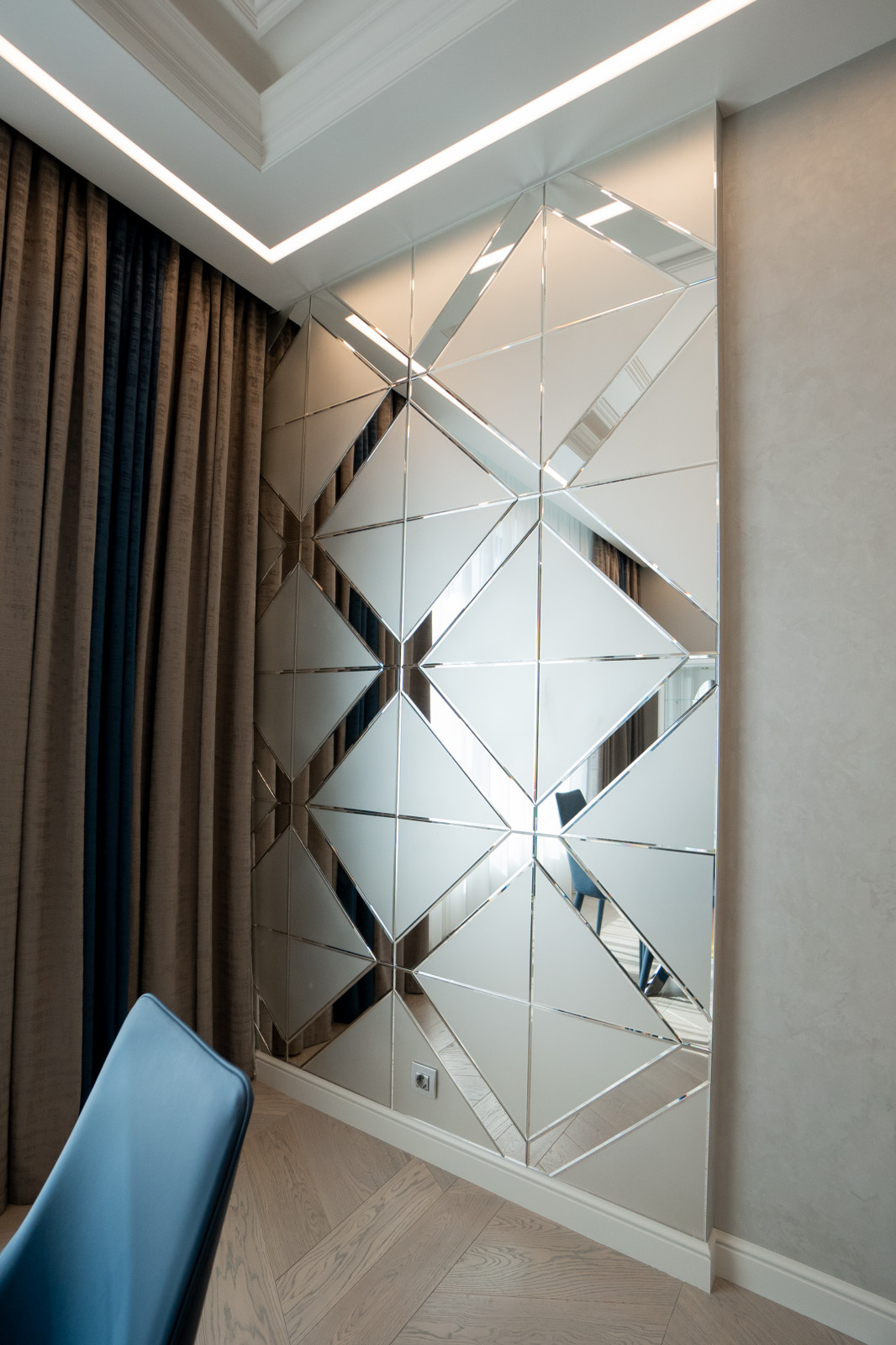 РЕМОНТ ДВУХКОМНАТНОЙ КВАРТИРЫ 60 КВ. М В СТИЛЕ НЕОКЛАССИКА