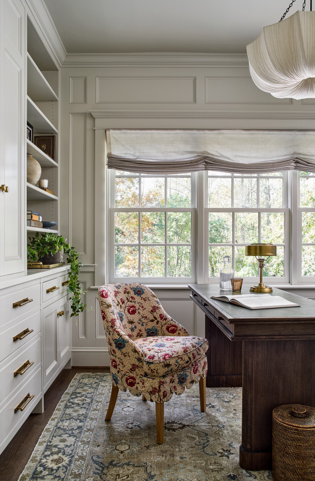 Elegant home office photo in DC Metro
