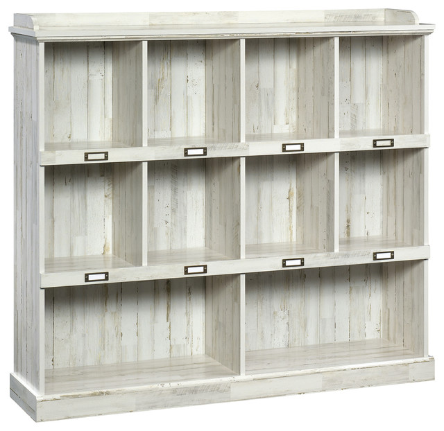Barrister Lane Bookcase White Plank Farmhouse Bookcases By Sauder