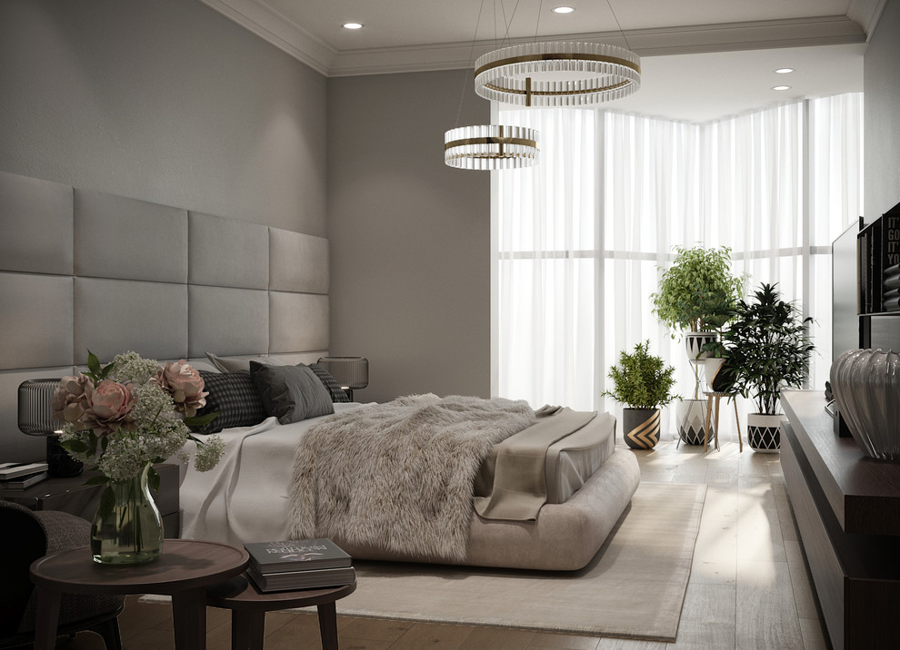 Спальня в квартире в ЖК 7 Континент