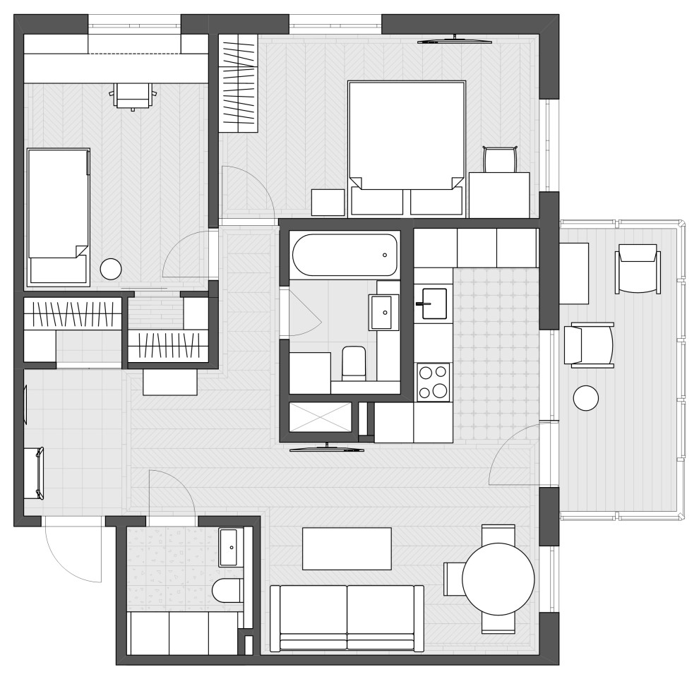 Проект квартиры в ЖК Skandi Klubb