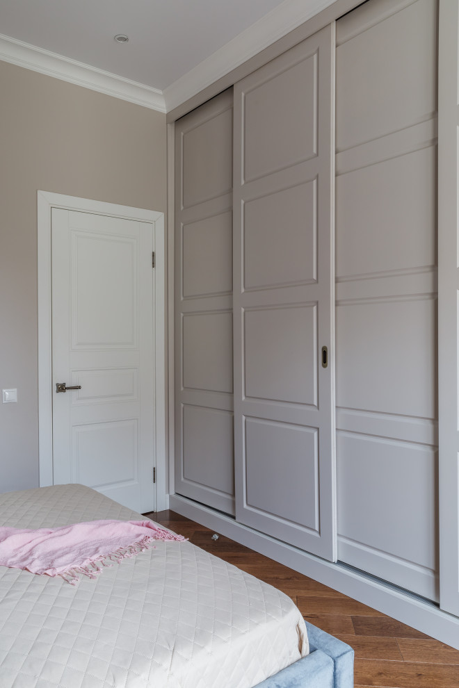 Квартира с синими акцентами