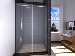 frameless sliding shower door - Modern - Shower Doors - Hong Kong - by ...