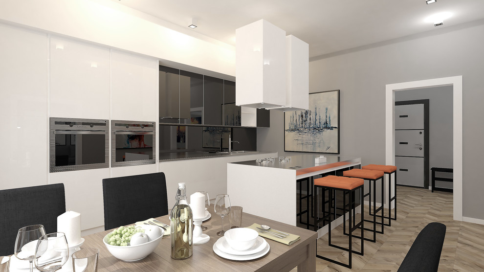 Апартаменты в скандинавском стиле для молодой семьи