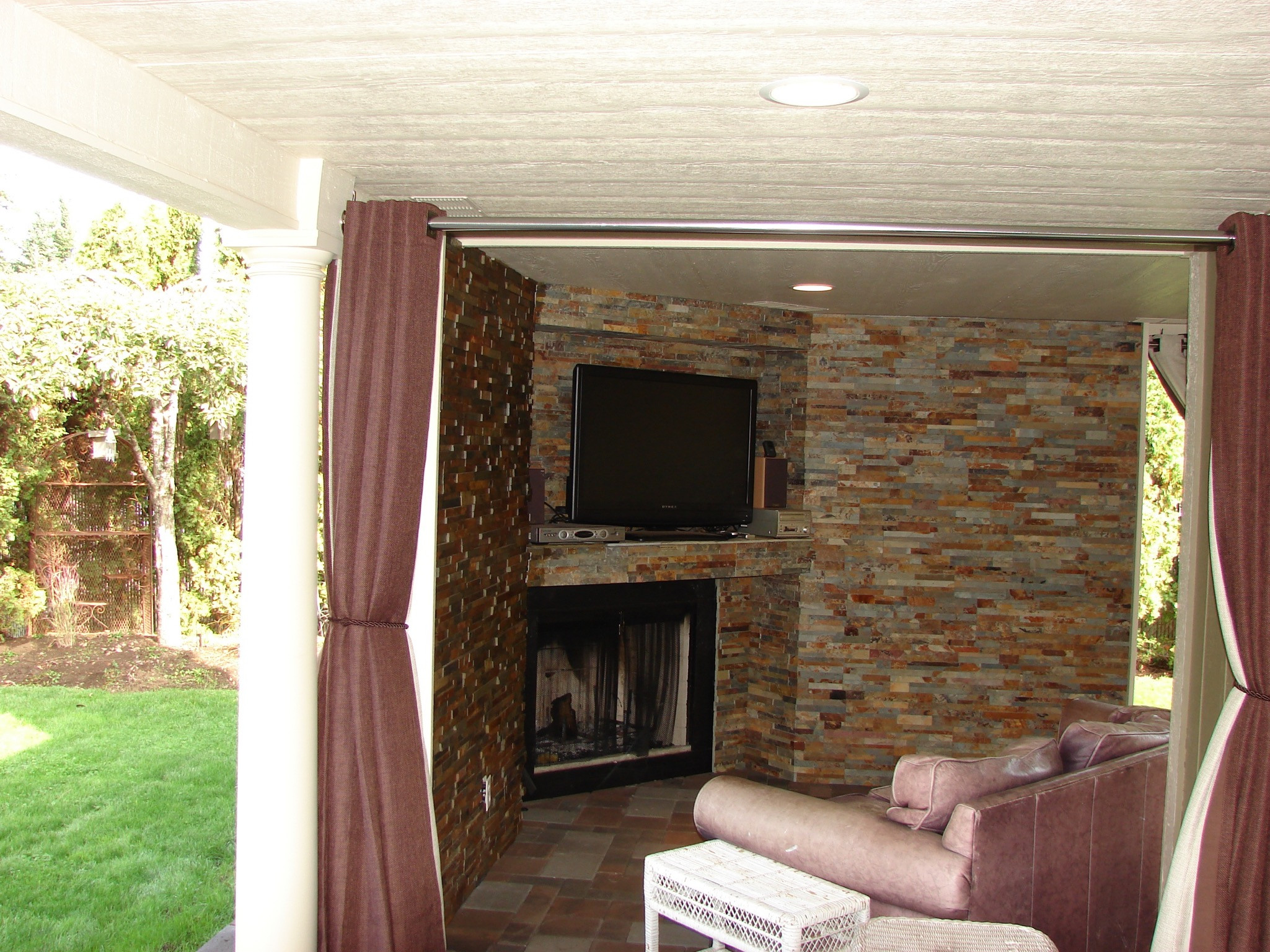 outdoor living space