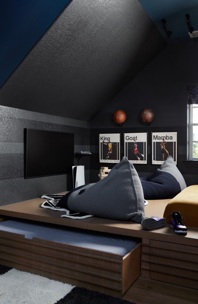 Barrel & Beam - Bedroom - transitional bedroom idea in Dallas