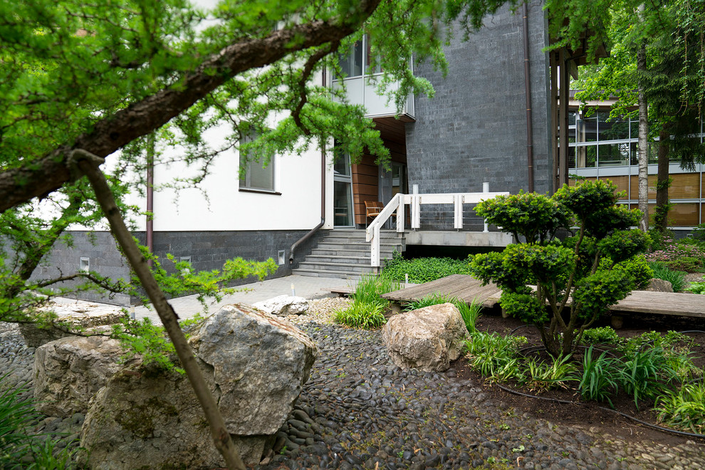 Сад с японским характером в КП  "Ландшафт", Усово 2010 г