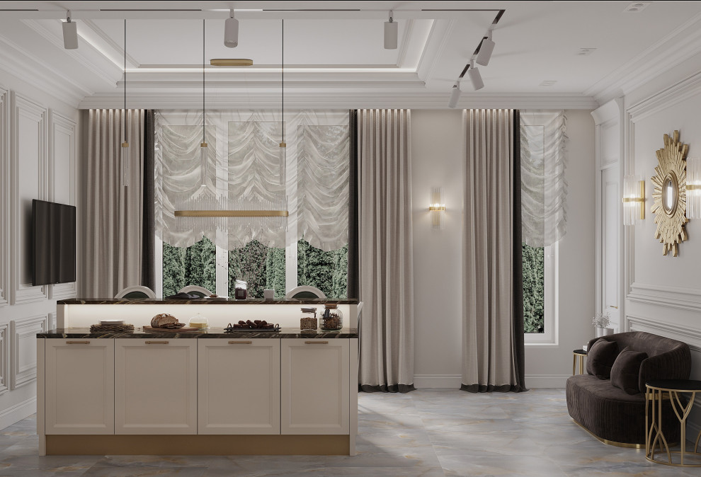 Дом в Подмосковье в стиле неоклассика