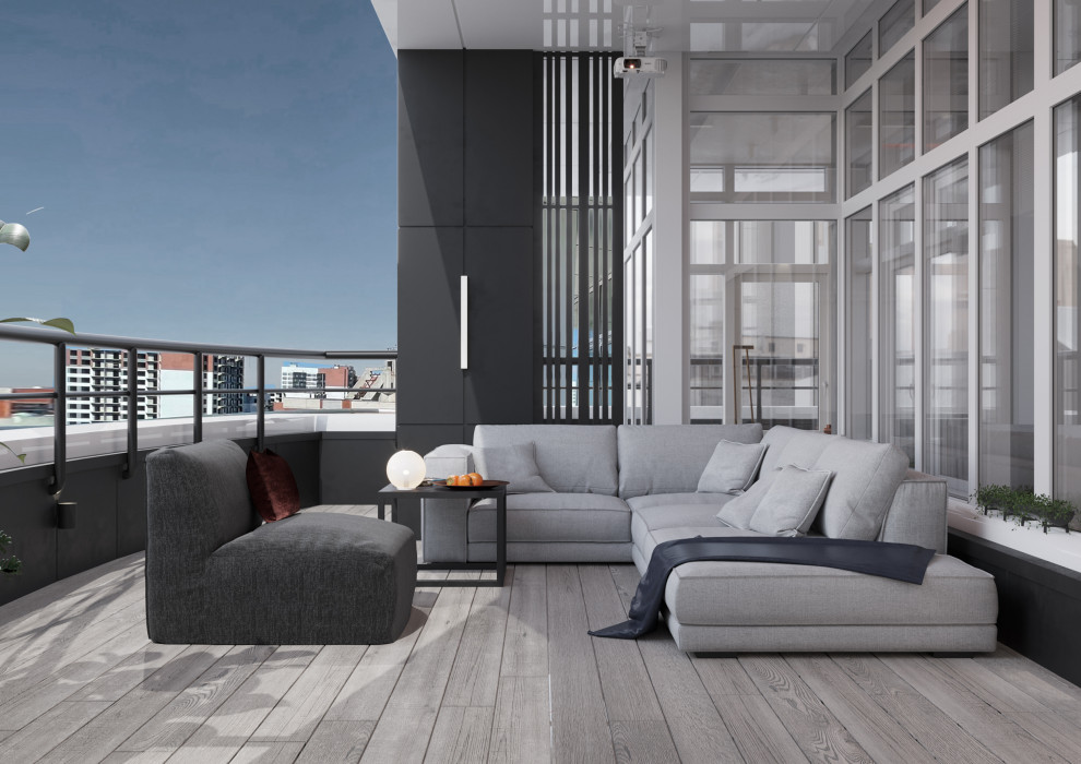 Большая квартира с террасами в Воронеже