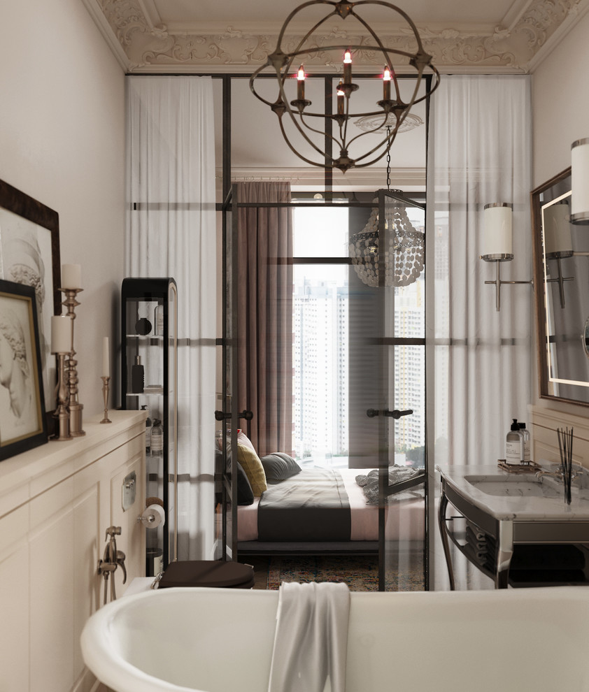 Спальня и Ванная комната с французским шиком