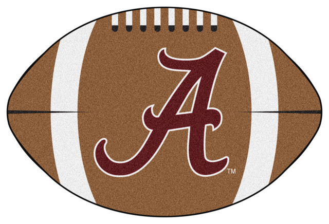 Alabama Football Rug 22 X35