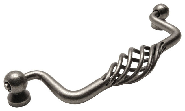 *10 Pack* Cosmas Cabinet Hardware Weathered Nickel Birdcage Pulls #1749-5WN
