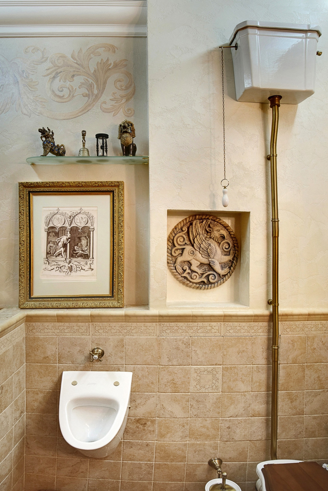 Интерьер санузла в английском стиле