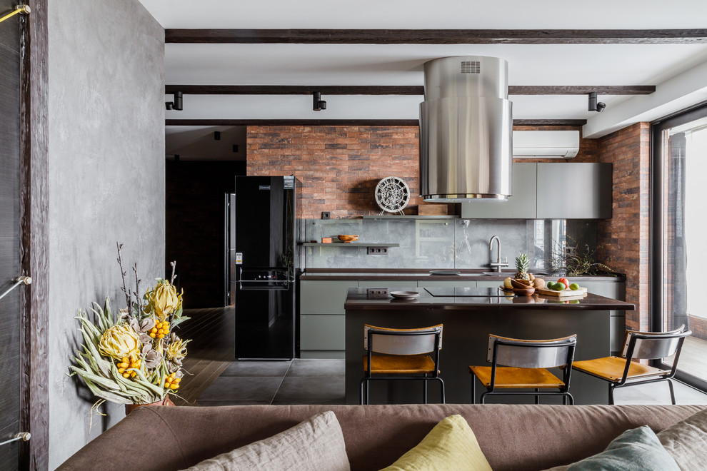 Фото кухни реализованного проекта квартиры ЖК "Центральный".