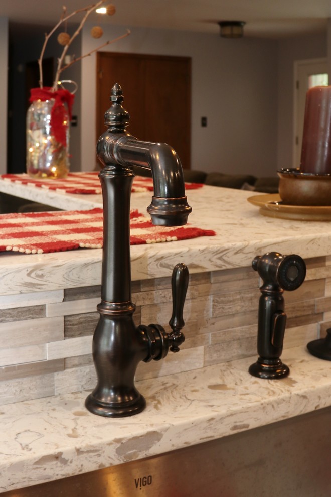 Mountain style home design photo in DC Metro