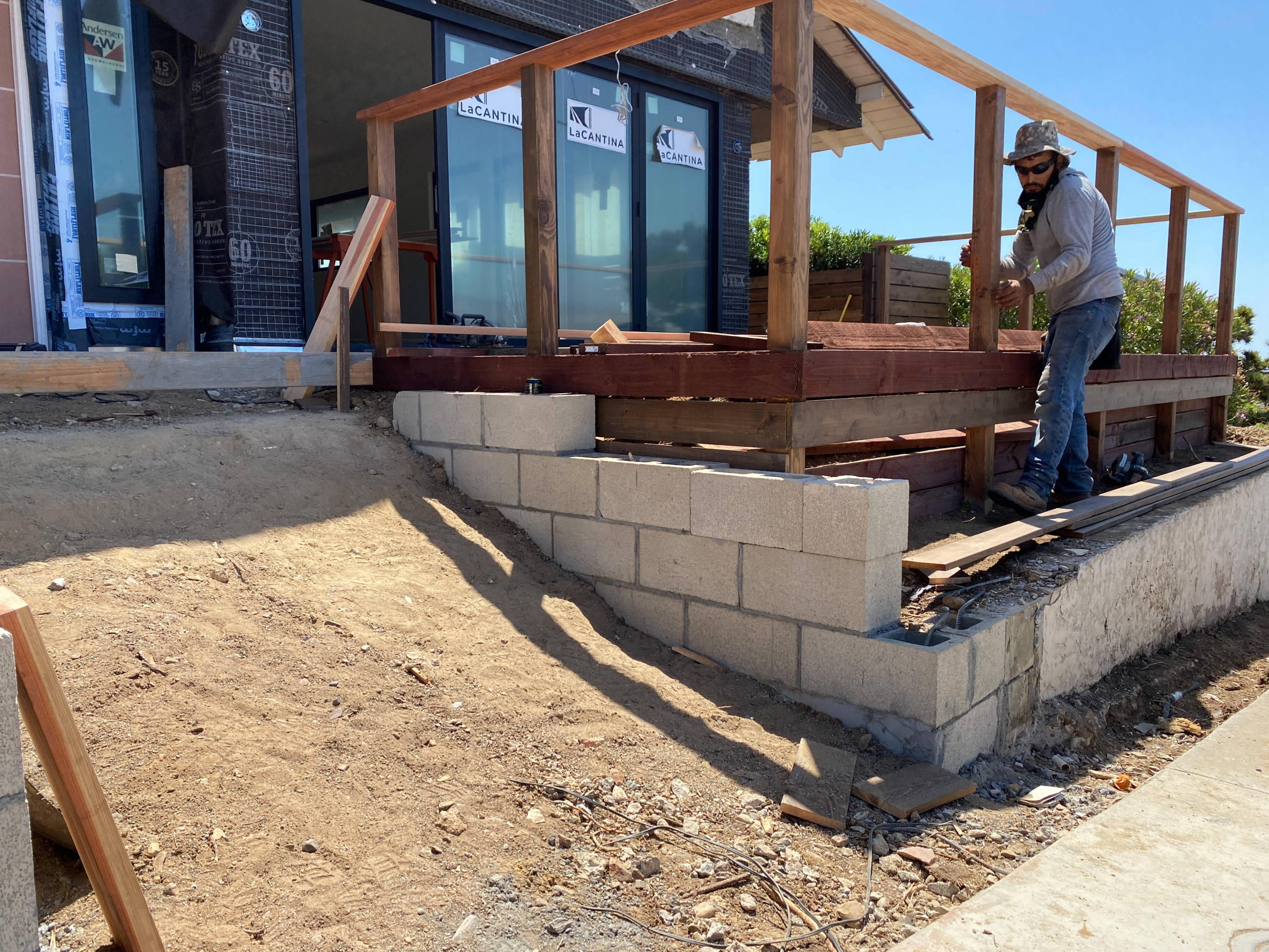 Building a Cantilevered Deck with Ocean Views in La Jolla