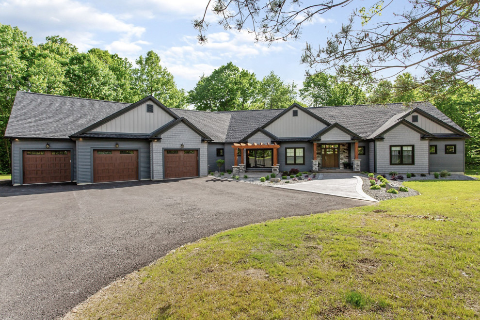 Spacious Modern Ranch Home - Exterior - New York - by A la Maison Home ...