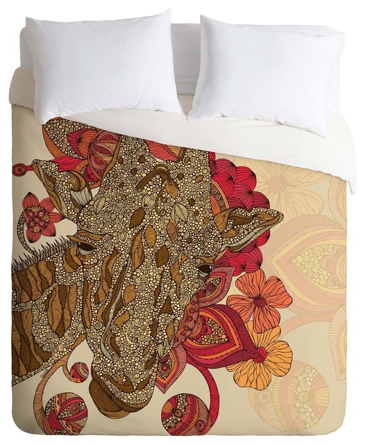 Deny Designs Valentina Ramos The Giraffe Duvet Cover