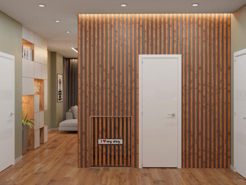 Дизайн интерьера квартиры в современном стиле в Екатеринбурге.