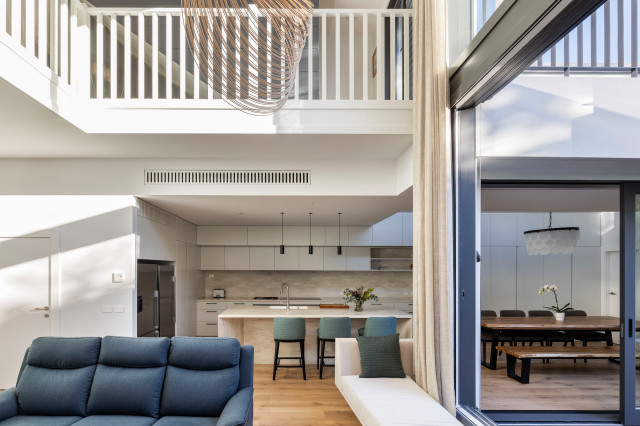 New house in Bondi Junction moderne-dagligstue