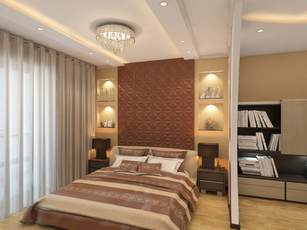 3D визуализация | Квартира в тёплых тонах