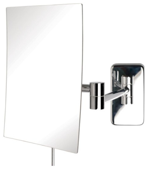 Jerdon JRT695C 6.5Inch by 8.75Inch Wall Mount Rectangular Makeup