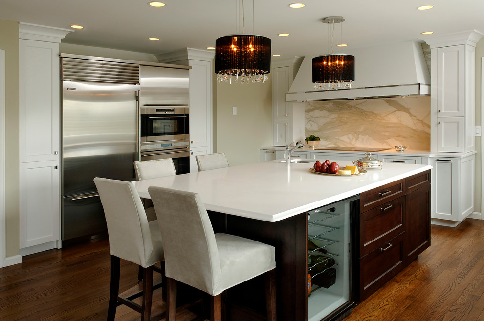 Transitional kitchen photo in DC Metro