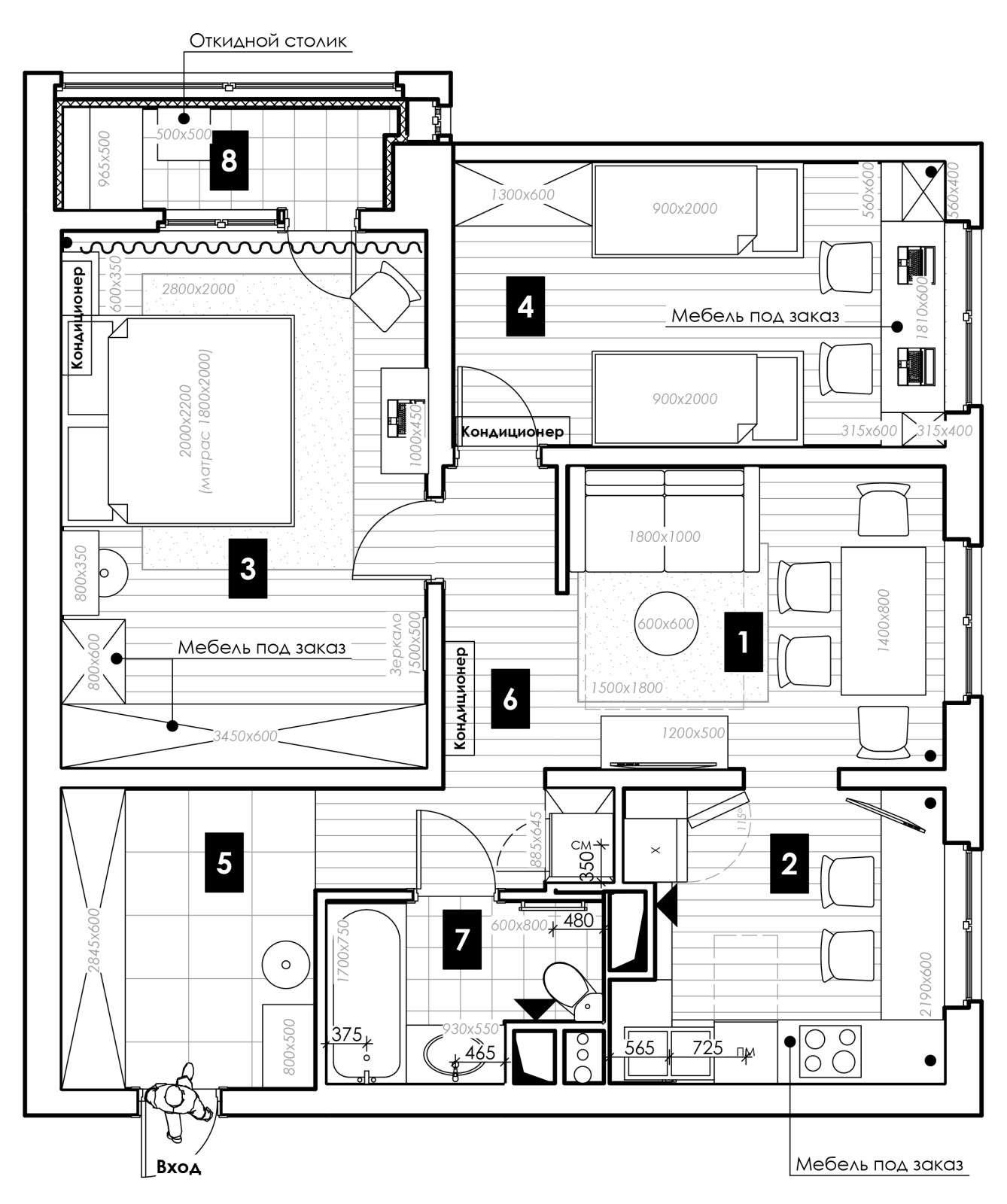 Неоклассика в типичной панельке
