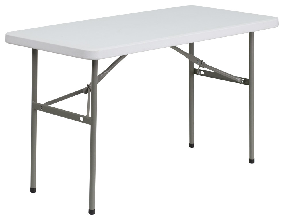 MFO 24''W x 48''L Plastic Folding Table