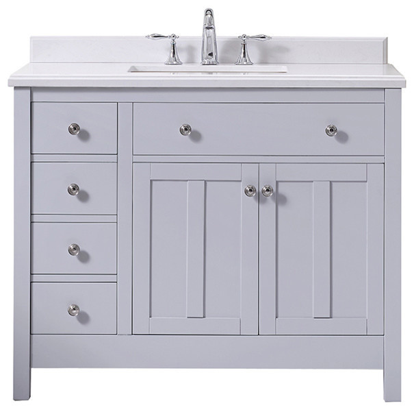 Newcastle Single Vanity - Transitional - Bathroom Vanities ...