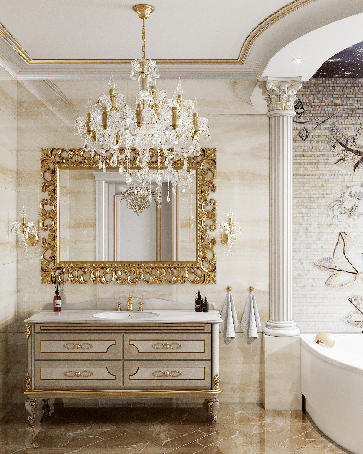 Дизайн интерьера загородного дома в классическом стиле