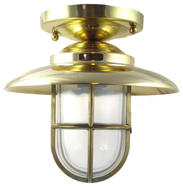Hooded Flush Mount Light Solid Brass Interior Exterior By Hooded Flush Mount Light Solid Brass Interior Exterior By Shiplights