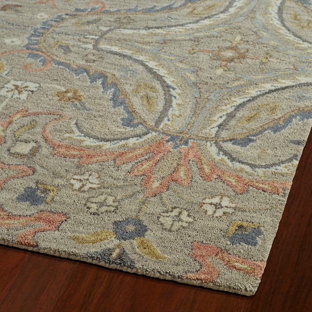 Kaleen Helena 3206 27 Taupehand Tufted Rug Traditional Doormats Kaleen Helena Collection Rug