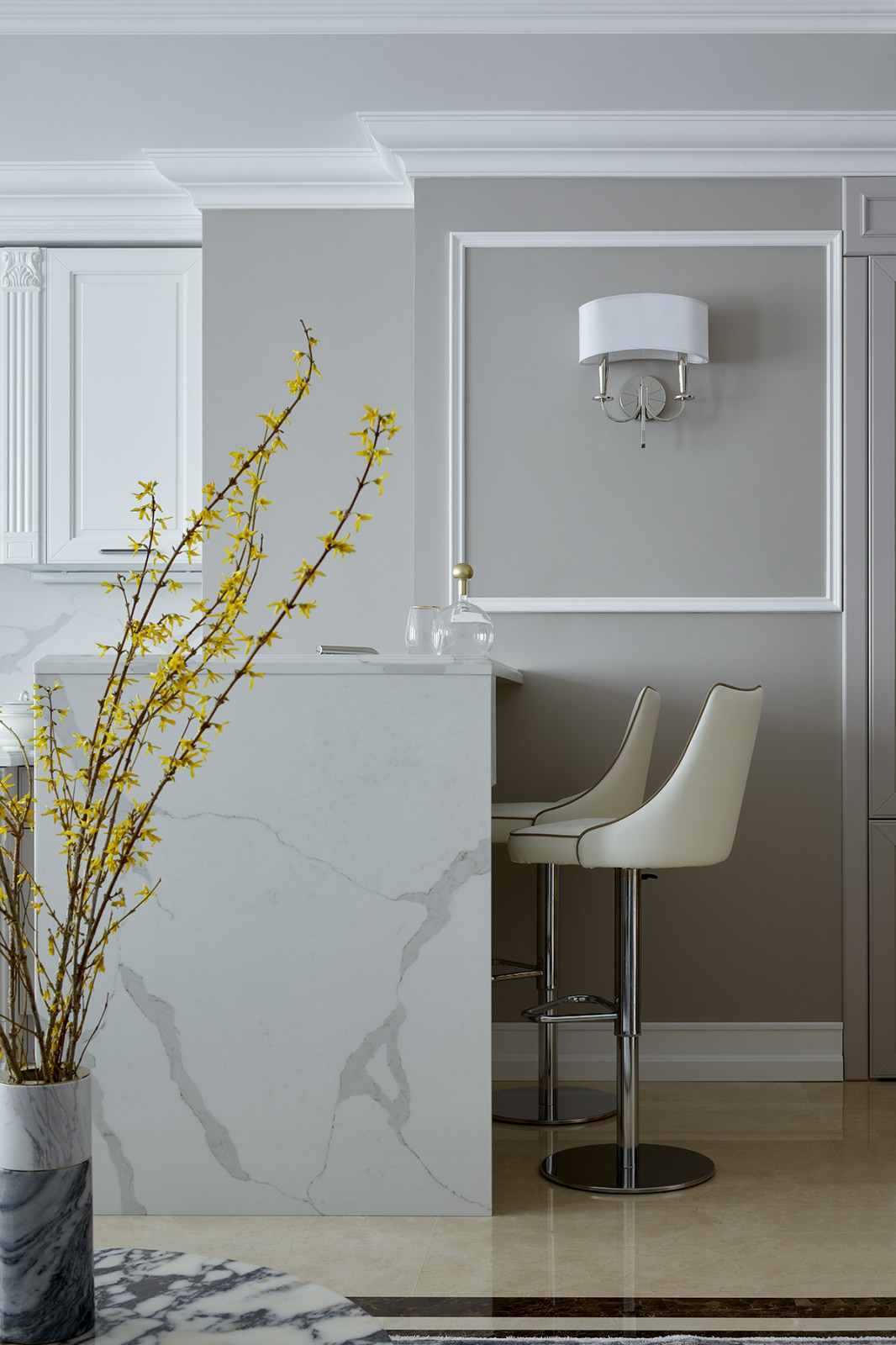 Элегантная квартира с элементами ар-деко