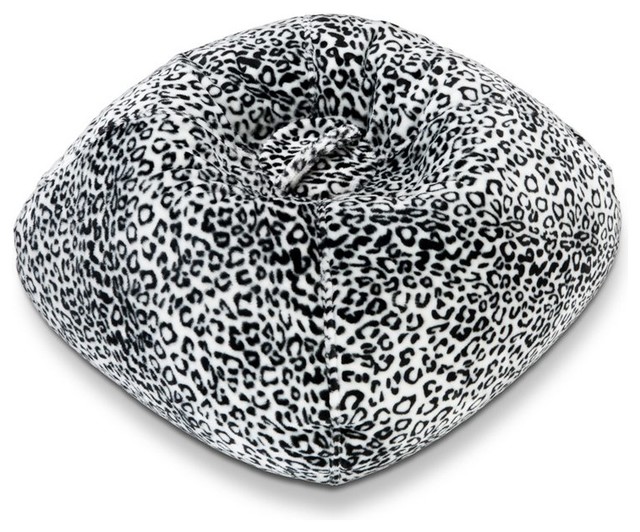 Ace Bayou 098 Fur Bean Bag Lounger - Snow Leopard Multicolor - 9804301