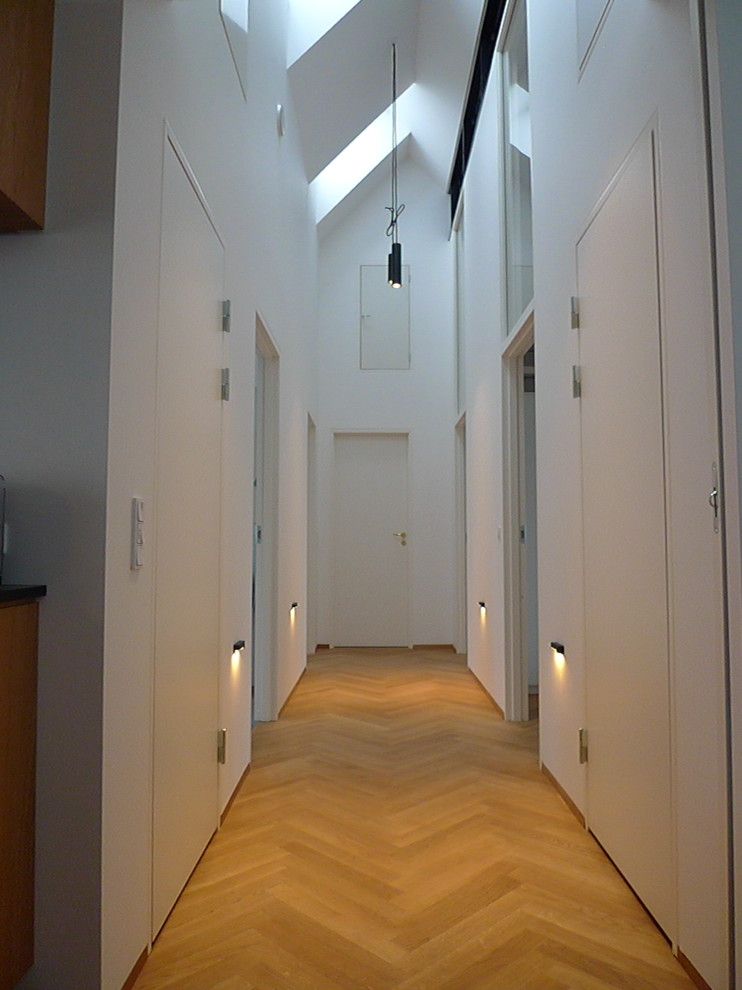 This is an example of a scandinavian hallway in Copenhagen.